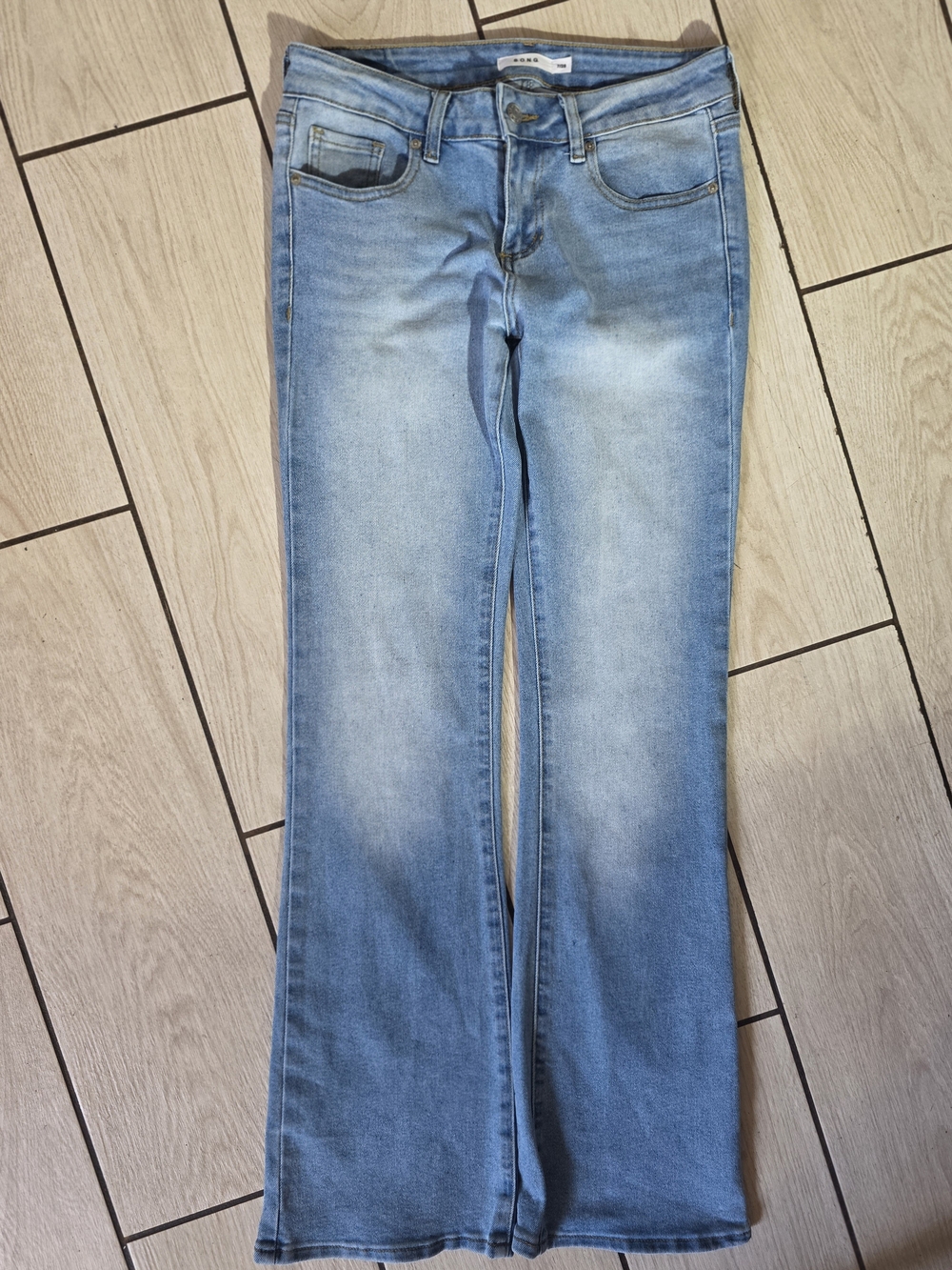 S.O.N.G. Classic Light Blue Flare Jeans (Size 7/28)